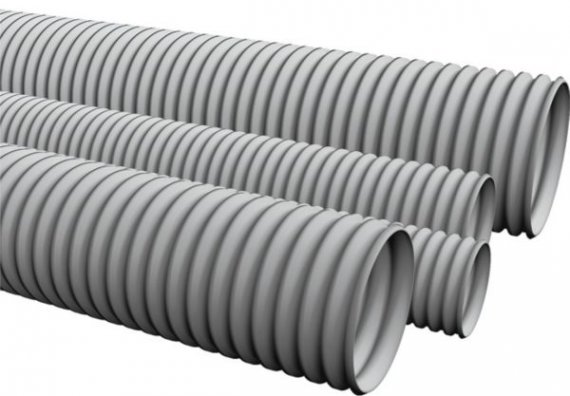 Фотография товара 'Экопласт Труба ПП гофрированная тяжелая, с зондом, 32 мм 61132'