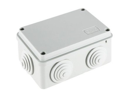 Фотография товара 'Ecoplast JBS120 Коробка распределительная о/п, 120х80х50мм 6 вых., IP55, 44008W-1'