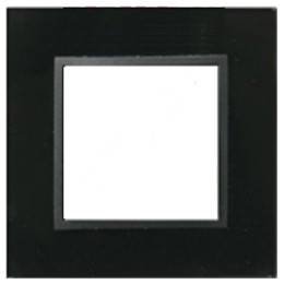 Фотография товара 'Ecoplast Рамка 1-постовая из натурального темного стекла LK45, 854110-1'