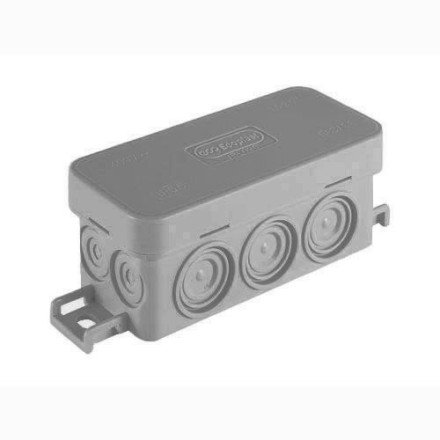 Фотография товара 'Ecoplast JBL090 Коробка огн. E110, о/п 90х42х40мм, без галогена, 10 вых., IP55, 4P, 43154HF-GR'