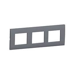 Фотография товара 'Ecoplast Рамка 3-постовая (серебристый металлик) LK45, 854303-1'
