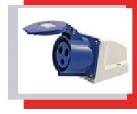 Фотография товара 'Ecoplast Розетка прямая стационарная защищенная наружная 2Р+РЕ 32А 220В IP44 89132'