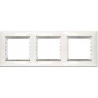 Фотография товара 'Ecoplast Рамка 3-постовая из натурального светлого стекла LK45 854311'