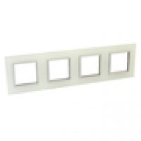 Фотография товара 'Ecoplast Рамка 4-постовая из натурального светлого стекла LK45 854411'