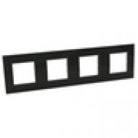 Фотография товара 'Ecoplast Рамка 4-постовая из натурального темного стекла LK45 854410'