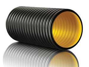 Фотография товара 'Экопласт Труба ПНД гофрированная тяжелая, с зондом, 32 мм 21132'