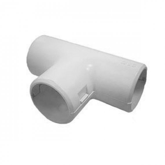 Фотография товара 'Ecoplast Тройник (2 част.), без галогена, для труб, 32мм 41332HF'