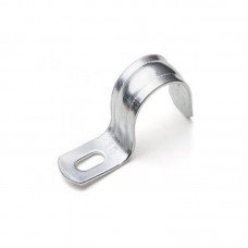 Фотография товара 'Ecoplast Скоба оцинкованная с одним отверстием, для трубы 20 мм 43720'