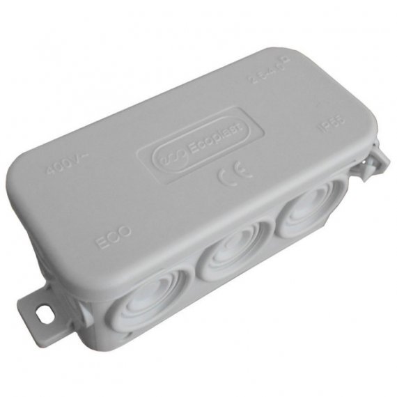 Фотография товара 'Ecoplast JBS070 Коробка распределительная о/п 70х70х40, без галогена, 6 выходов, IP44 44056HF'