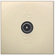 Фотография товара 'Ecoplast Накладка розетки TV LK60 865101'