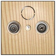 Фотография товара 'Ecoplast Накладка розетки TV+FM+SAT 2(3) LK60 865225'