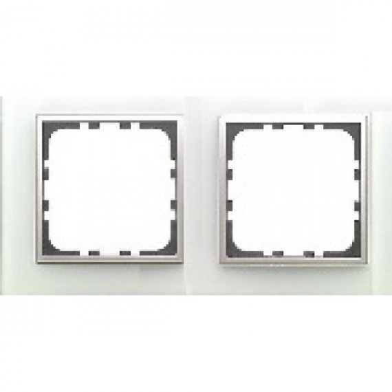 Фотография товара 'Ecoplast Рамка 2-постовая из натурального светлого стекла LK80 864211'