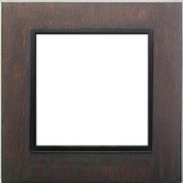 Фотография товара 'Ecoplast Рамка 1-постовая из натурального темного дерева, LK80 864145'