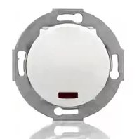 Фотография товара 'Ecoplast Переключатель одноклавишный на два направления (схема 6L) с индикатором 10 A, 250 B Vintage 880404-1'