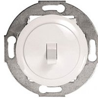 Фотография товара 'Ecoplast Переключатель 1-рычажковый, на 2 направления (схема 6) 10 A, 250 B Vintage 880804-1'