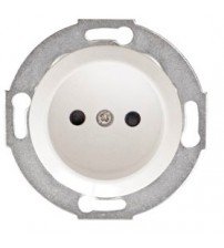 Фотография товара 'Ecoplast Розетка без заземляющего контакта, со шторками LK Vintage 883304-1'