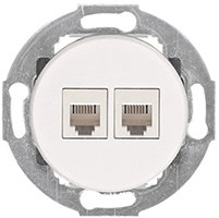 Фотография товара 'Ecoplast Розетка телефонная 2хRJ-12 с накладкой Vintage 885904-1'