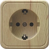 Фотография товара 'Ecoplast Розетка открытой установки с заземляющими контактами и защитными шторками 813225'