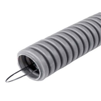 Фотография товара 'Ecoplast Труба ПВХ гофрированная легкая, с зондом 20 мм 10120-25B'