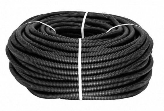 Фотография товара 'Ecoplast Труба ПНД гофрированная легкая, с зондом 16 мм 20116-25B'