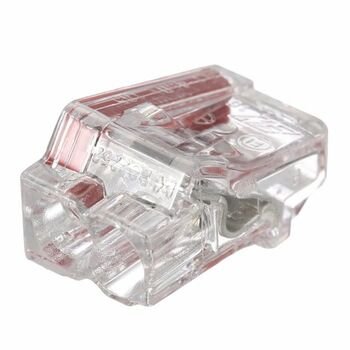 Фотография товара 'Ecoplast Клеммные соединители 773-322 ТВ2-2, 5мм2, прозрачная 45632T'