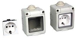 Фотография товара 'Ecoplast Коробка для о/п, герметичная с прозрачной, силиконовой панелью, 45х45 мм IP55 855003'