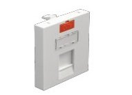 Фотография товара 'Ecoplast Модуль розеток информационный, 45x45, RJ, 1 вход 87013'