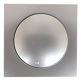 Фотография товара 'Ecoplast Накладка светорегулятора с желтой световой индикацией (серебристый металлик) LK80 847103-1'