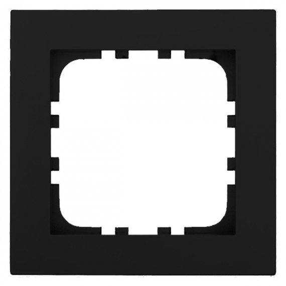 Фотография товара 'Ecoplast Рамка 1-постовая (черный бархат) LK80 844108-1'