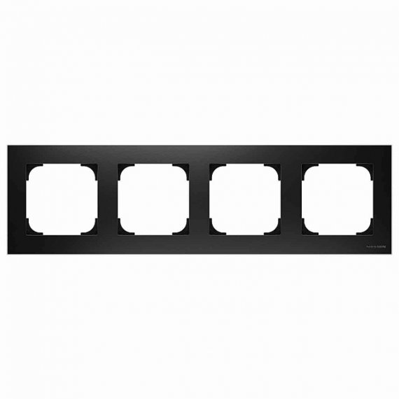 Фотография товара 'Ecoplast Рамка 4-постовая (черный бархат) LK80 844408-1'
