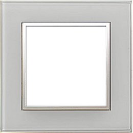 Фотография товара 'Ecoplast Рамка 3-постовая из натурального анодированного алюминия LK80 864323-1'