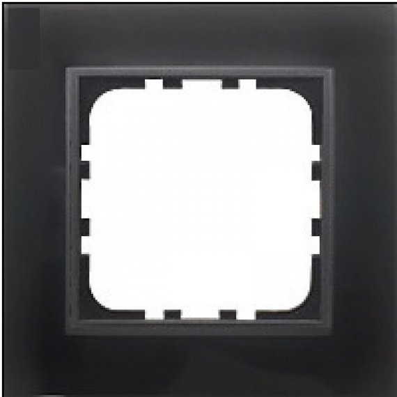 Фотография товара 'Ecoplast Рамка 1-постовая из натурального темного стекла LK80 864110-1'