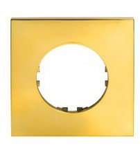 Фотография товара 'Ecoplast Рамка 1-постовая квадрат (бронза) Vintage-Quadro 884127-1'