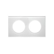 Фотография товара 'Ecoplast Рамка 2-постовая квадрат из натурального светлого стекла Vintage 884211-1'