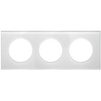 Фотография товара 'Ecoplast Рамка 3-постовая квадрат из натурального светлого стекла Vintage 884311-1'