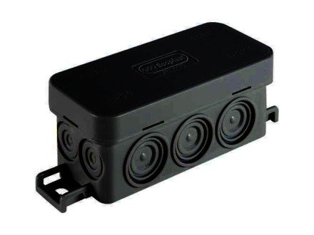 Фотография товара 'Ecoplast JBL090 Коробка распределительная без сальников о/п, 90х42х40мм 10вых., IP55, 44055BL-1'