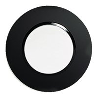 Фотография товара 'Ecoplast Рамка 1-постовая круглая из натурального темного стекла Vintage 889110-1'