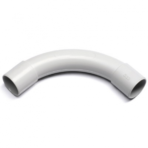 Фотография товара 'Ecoplast Поворот 90гр., для аспирационной системы D25мм, АБС 49125-10GR'