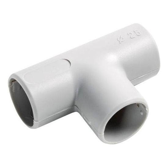 Фотография товара 'Ecoplast Тройник для аспирационной системы D25мм, АБС 49325-10GR'