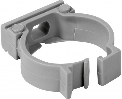 Фотография товара 'Ecoplast Держатель с защелкой для труб D25мм, АБС 49625-50GR'
