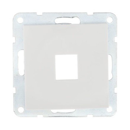Фотография товара 'Ecoplast Накладка для розетки телефонной, компьютерной RJ (белый) LK80, 846104-0'
