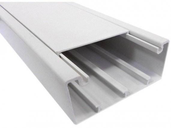 Фотография товара 'Ecoplast INSTA 100x40 Короб с крышкой (Крышка=80мм), огнестойкость E15-E110 76004-E110'