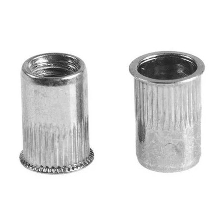 Фотография товара 'Ecoplast Заклепка резьбовая, стальная оцинкованная цилиндр М5 47242'