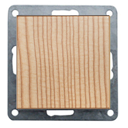 Фотография товара 'Ecoplast Выключатель 1-клавишный (схема 1) 16 A, 250 B 860125-1'