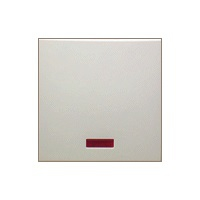 Фотография товара 'Ecoplast Переключатель 1-клавишный, на 2 направления, c индикатором (схема 6L) 16 A, 250 B 860404-1'