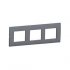 Фотография товара 'Ecoplast Рамка 3-постовая (серебристый металлик) LK45, 854303-1'