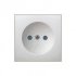 Фотография товара 'Ecoplast Розетка без заземляющими контактами, со шторками, LK60 863304'