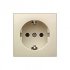 Фотография товара 'Ecoplast Розетка с заземляющими контактами, без шторок, LK60 863101'