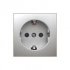 Фотография товара 'Ecoplast Розетка с заземляющими контактами, со шторками, LK60 863203'