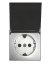 Фотография товара 'Ecoplast Розетка с заземляющими контактами, шторками и крышкой, LK60 863403'